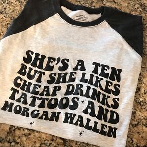🎶MORGAN WALLEN Baseball Tee